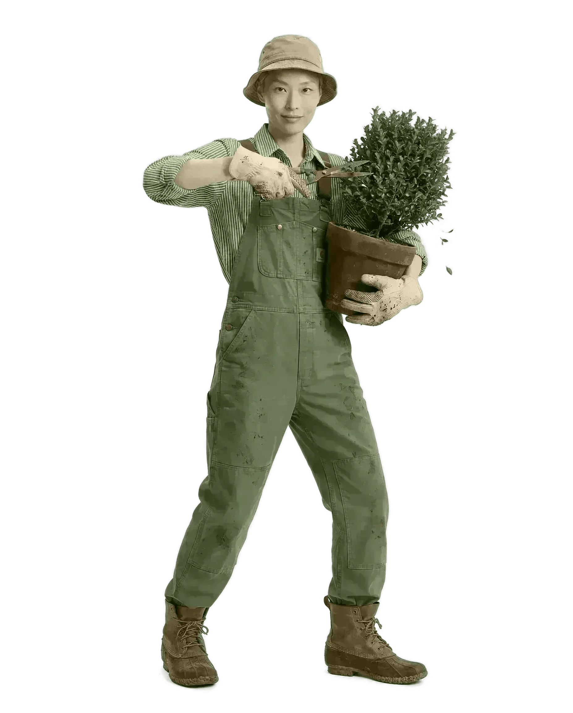 female gardener