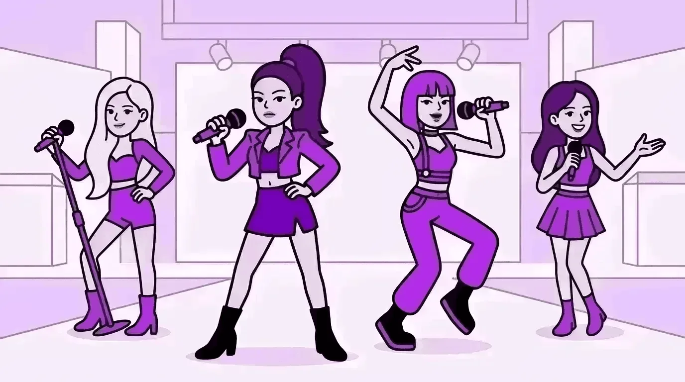 blackpink confident on stage 