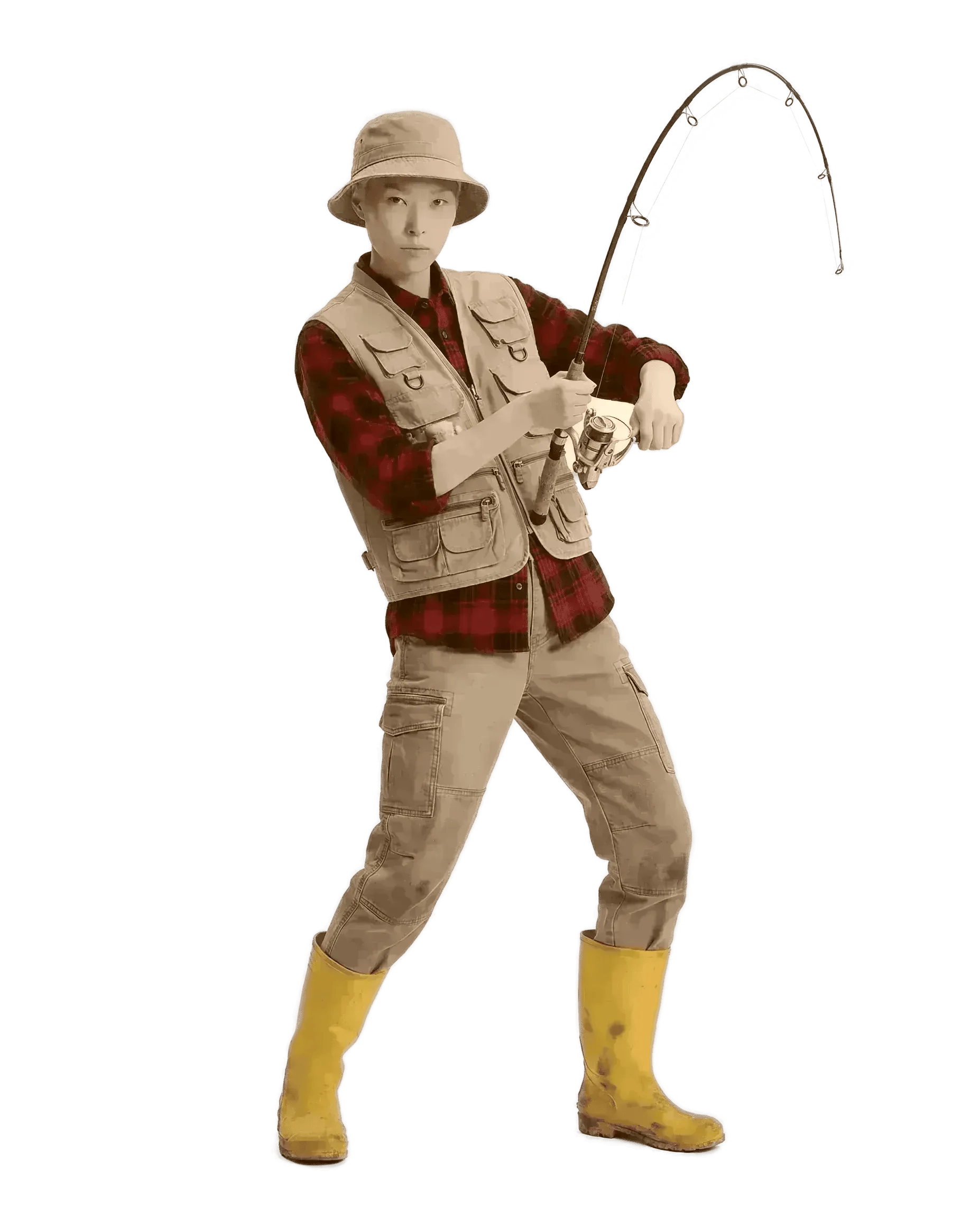 female fisherwoman